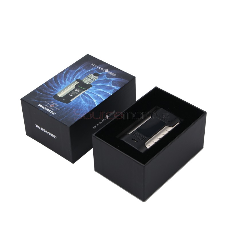 Wismec Sinuous FJ200 Kit with Divider Atomizer - Black