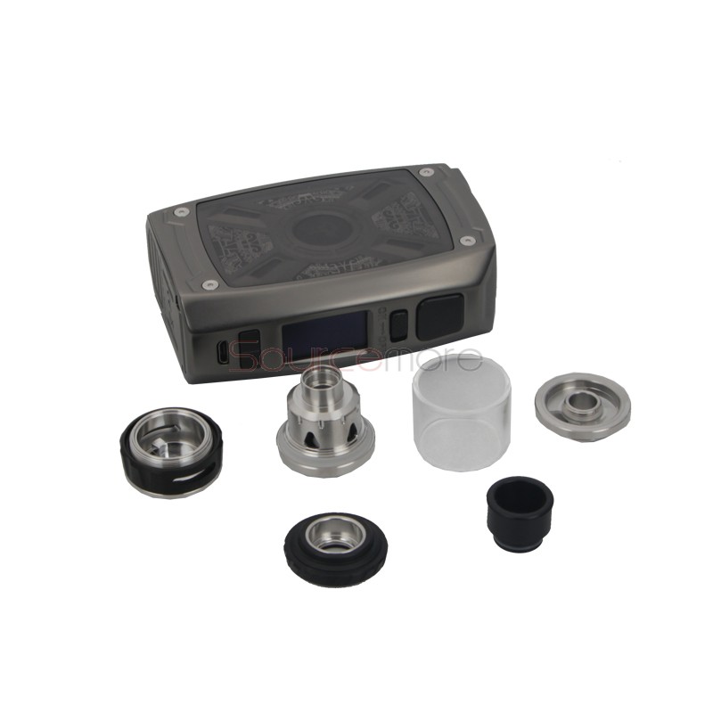 Tesla XT 220W Kit with Tallica Mini Tank - Silver