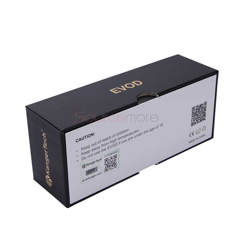 Kanger EVOD Starter Kit with 1.8ml Atomizer and 650mah Battery - Yellow US Plug