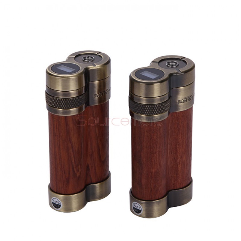 Kamry 100W APV VW Variable Wattage 18650 Battery 510 Threading Box Mod-Light Wood