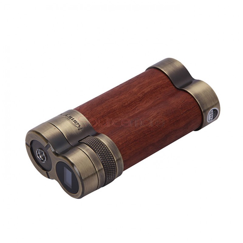Kamry 100W APV VW Variable Wattage 18650 Battery 510 Threading Box Mod-Light Wood