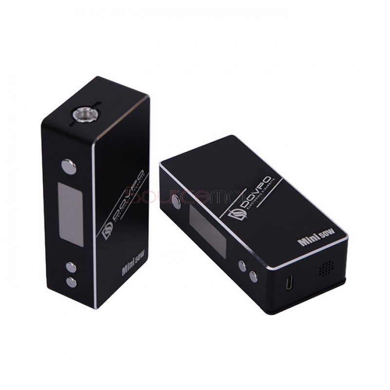 Dovpo Mini 50W Variable Wattage 7-50w OLED 18650 Battery Box Mod-Black