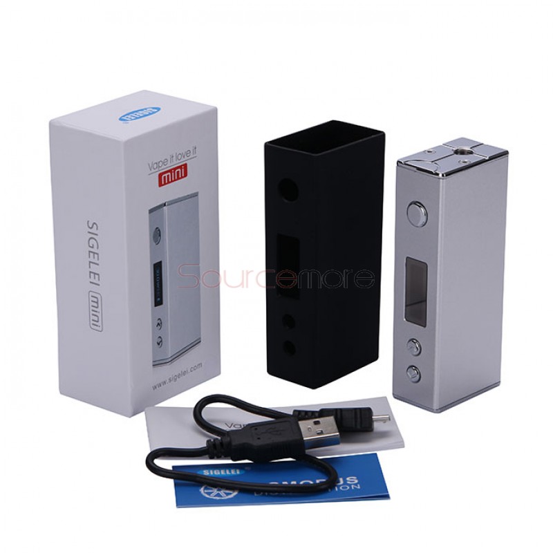 Sigelei Mini 30W Variable Voltage / Variable Wattage Box Mod - silver