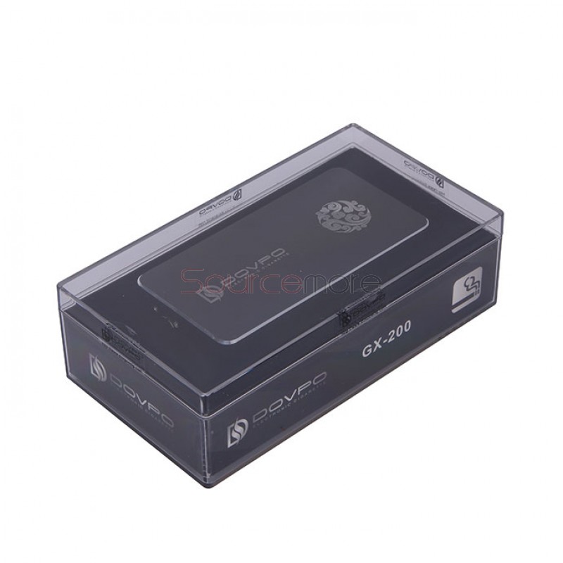 Dovpo GX-200 Mechanical Mod Dual 18650 Battery Compatible Viravle Voltage Mod-Black