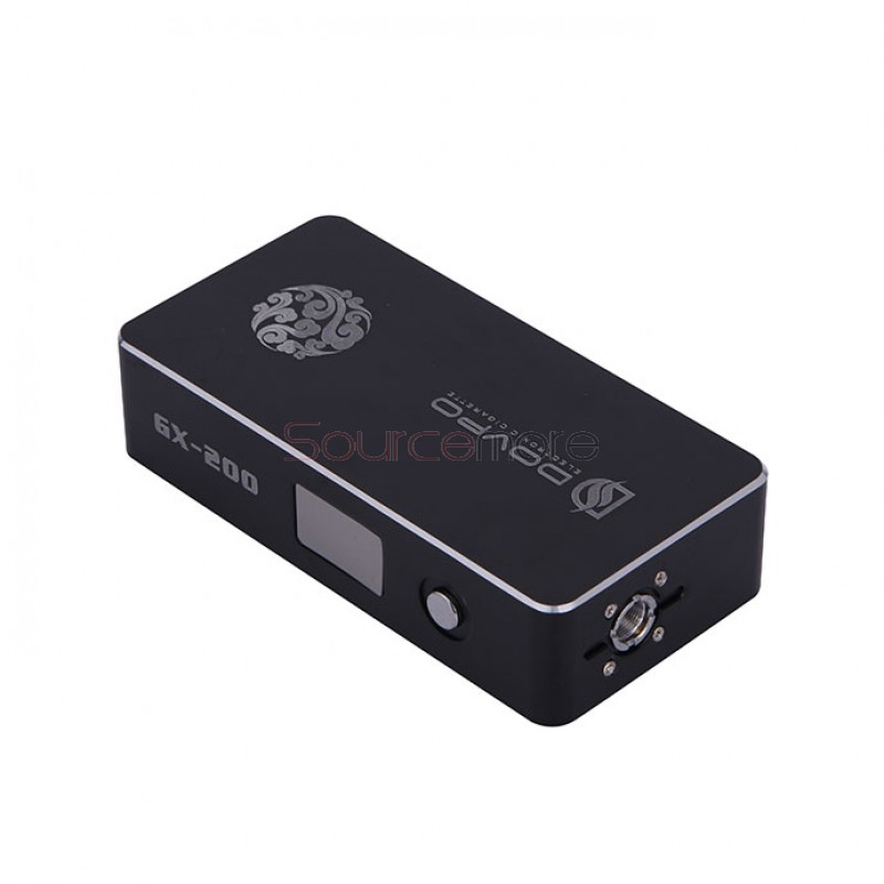 Dovpo GX-200 Mechanical Mod Dual 18650 Battery Compatible Viravle Voltage Mod-Black