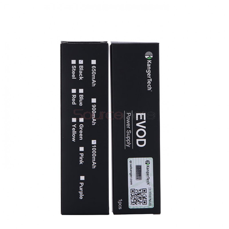 Kanger Evod Battery 1000mAh - Black