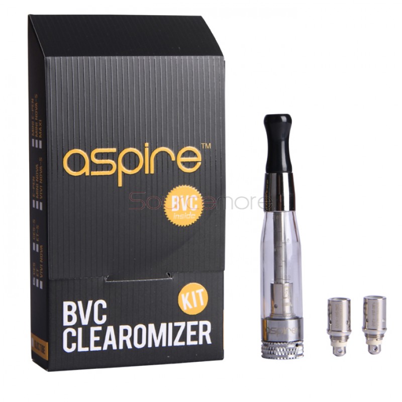Aspire CE5 BVC Clearomizer Kit with Coils - Clear