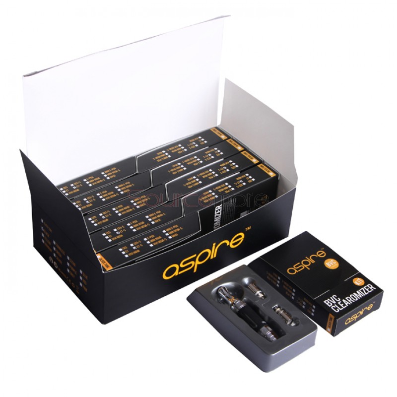 Aspire ET-S BVC Clearomizer Kit With Coils - Yellow