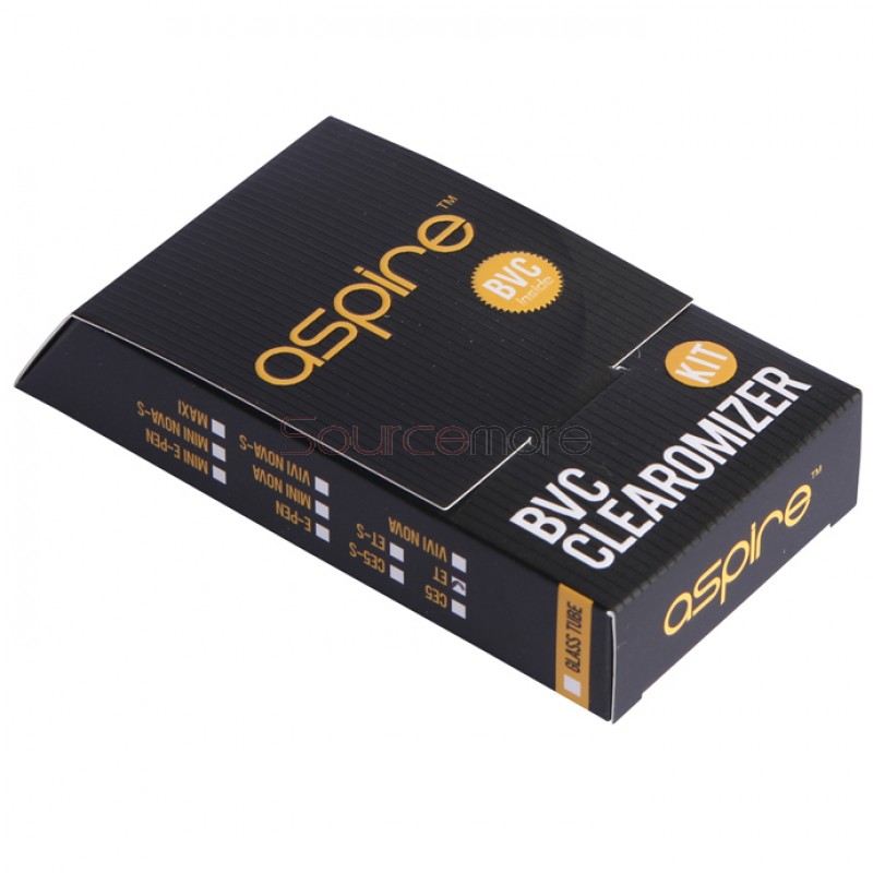Aspire CE5 BVC Clearomizer Kit with Coils - Yellow