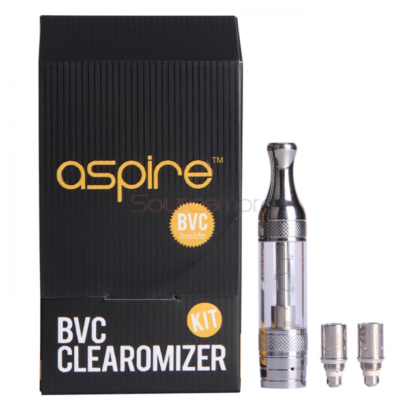 Aspire ET BVC Clearomizer Kit with Coils - Clear