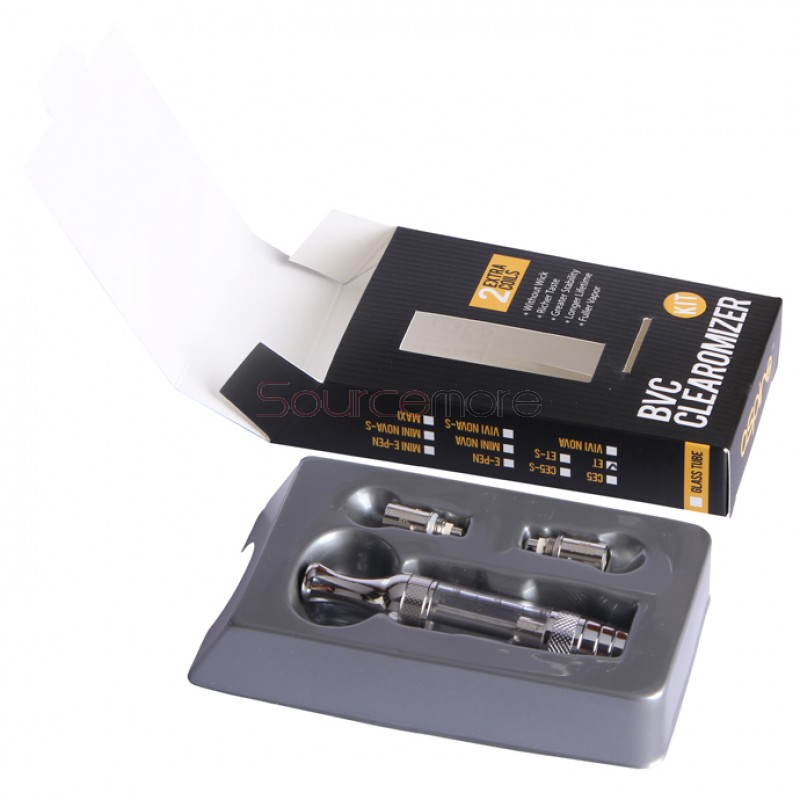 Aspire ET BVC Clearomizer Kit with Coils - Clear
