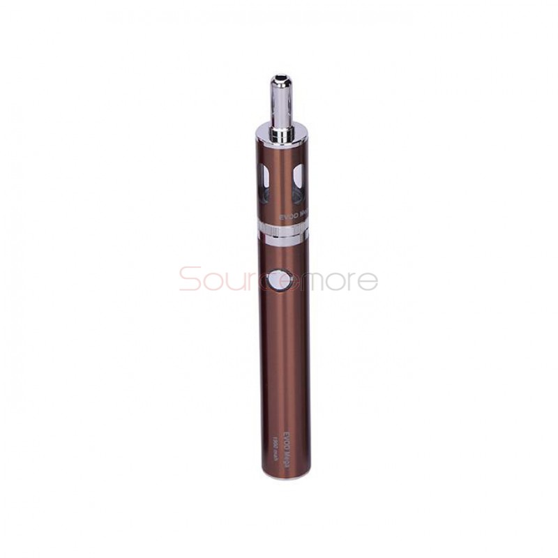 Kanger EVOD Mega Starter Kit 1900mah Battery 2.5ml Atomizer-Brown