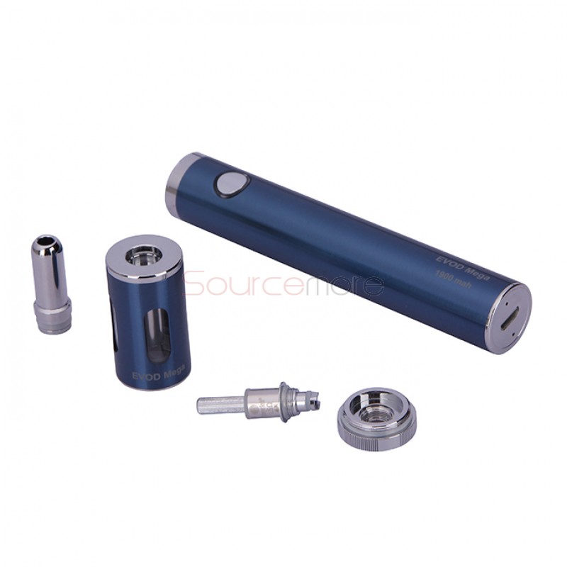 Kanger EVOD Mega Starter Kit 1900mah Battery 2.5ml Atomizer-Blue