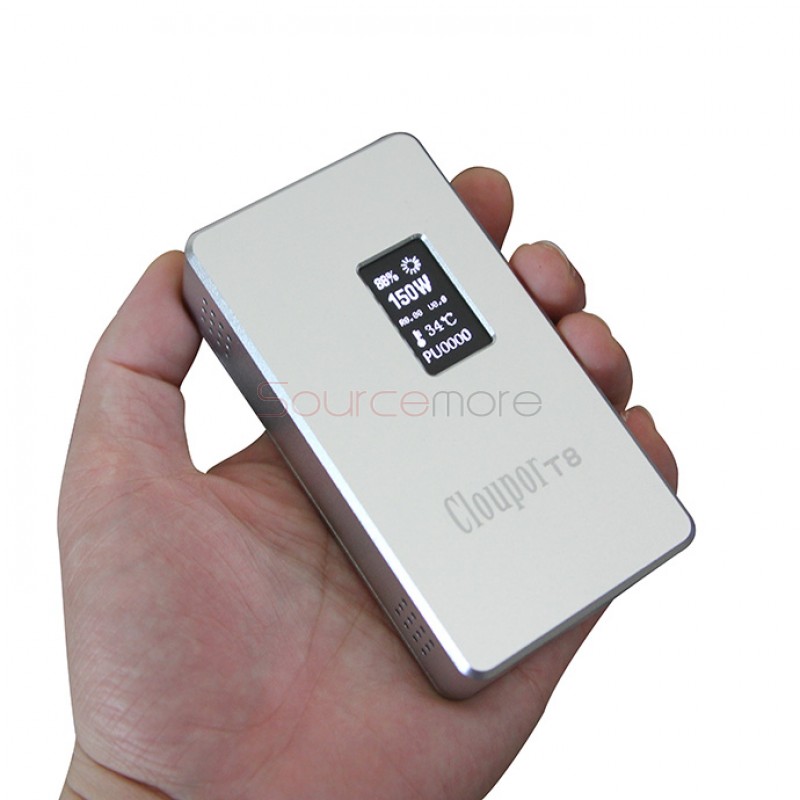 Cloupor T8 150W VV / VW Box Mod - black
