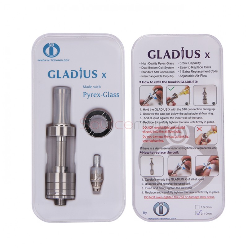 Innokin Gladius X Atomizer - clear