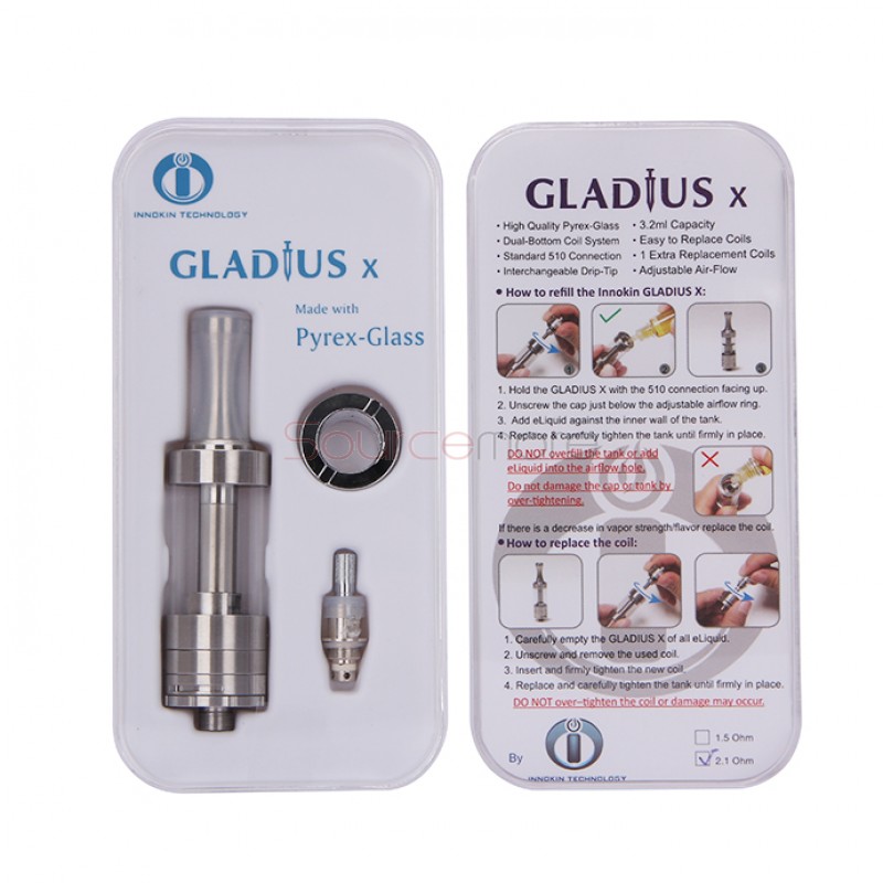 Innokin Gladius X Atomizer - clear