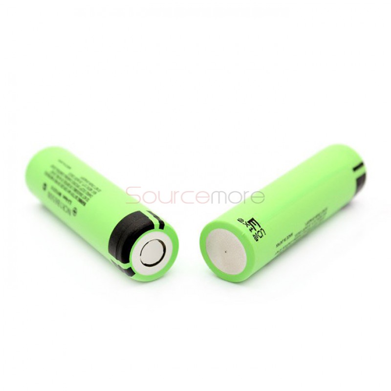 Panasonic NCR18650B Flat Top Rechargeable 3400mAh 18650 Li-ion Batteries 2PCS
