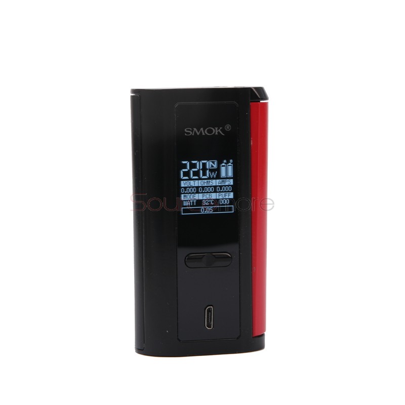 Smok GX2/4 Kit 5ml TFV8 Big Baby Tank with GX2/4 Twins Mission Mod-Black red