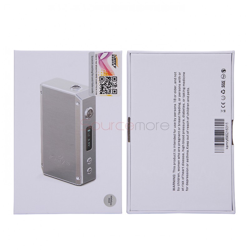 Kamry 20W Mini VV 2000mah 510 Threading APV Box Mod-Stainless Steel