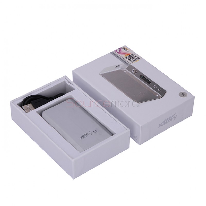 Kamry 20W Mini VV 2000mah 510 Threading APV Box Mod-Stainless Steel