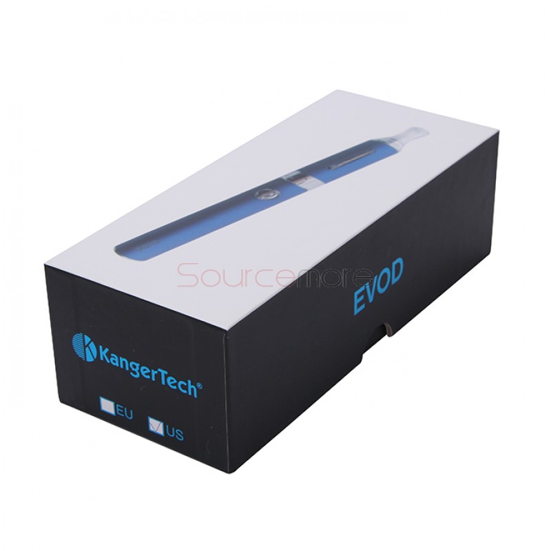 Kanger EVOD Starter Kit with 1.8ml Atomizer and 650mah Battery - Blue US Plug