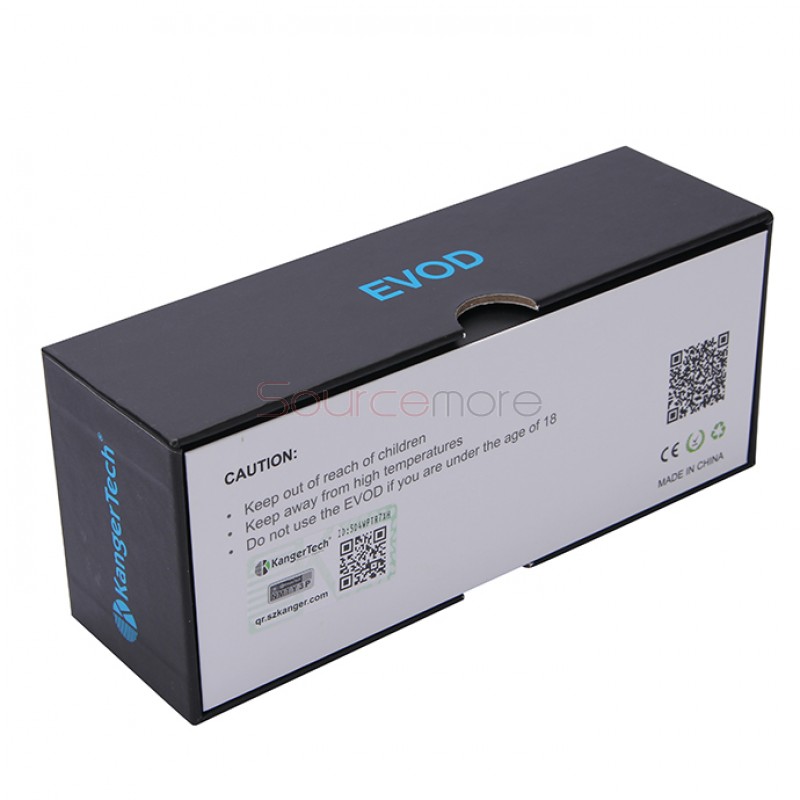 Kanger EVOD Starter Kit with 1.8ml Atomizer and 650mah Battery - Blue US Plug