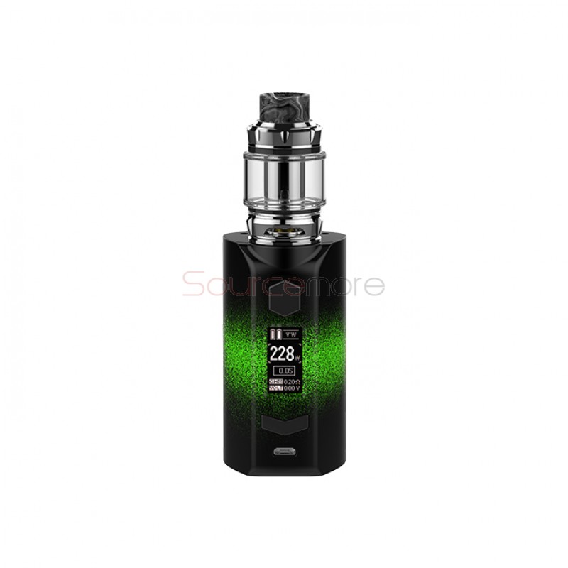 Rincoe Manto S Mesh 228W Kit with Metis Mix Atomizer - Green