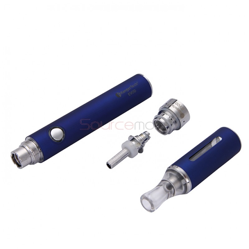 Kanger EVOD Starter Kit with 1.8ml Atomizer and 650mah Battery - Blue US Plug
