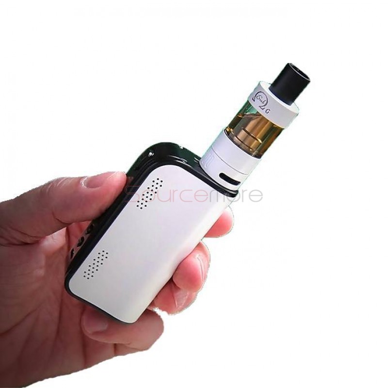 Innokin Cool Fire IV Plus 70W with iSub G 4.5ml Starter Kit 3300mah Capacity Adjustable Airflow 0.5ohm Vapemate-White