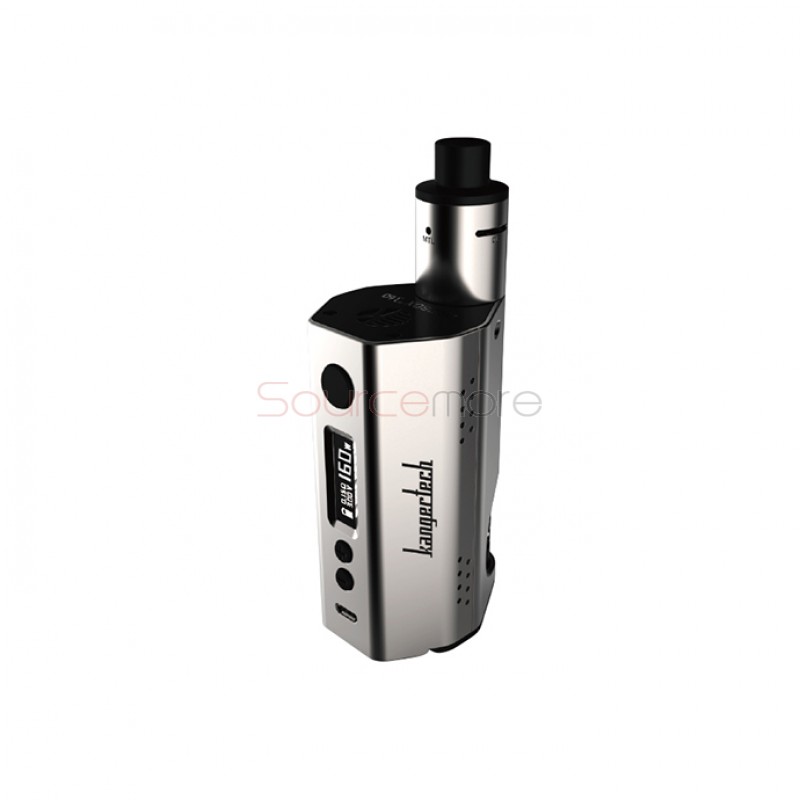 Kanger Dripbox 160W Starter Kit 7.0ml Subdrip 160w Dripmod 160 Powered by Dual 18650 Cell Disposal Dripping Coil -Silver