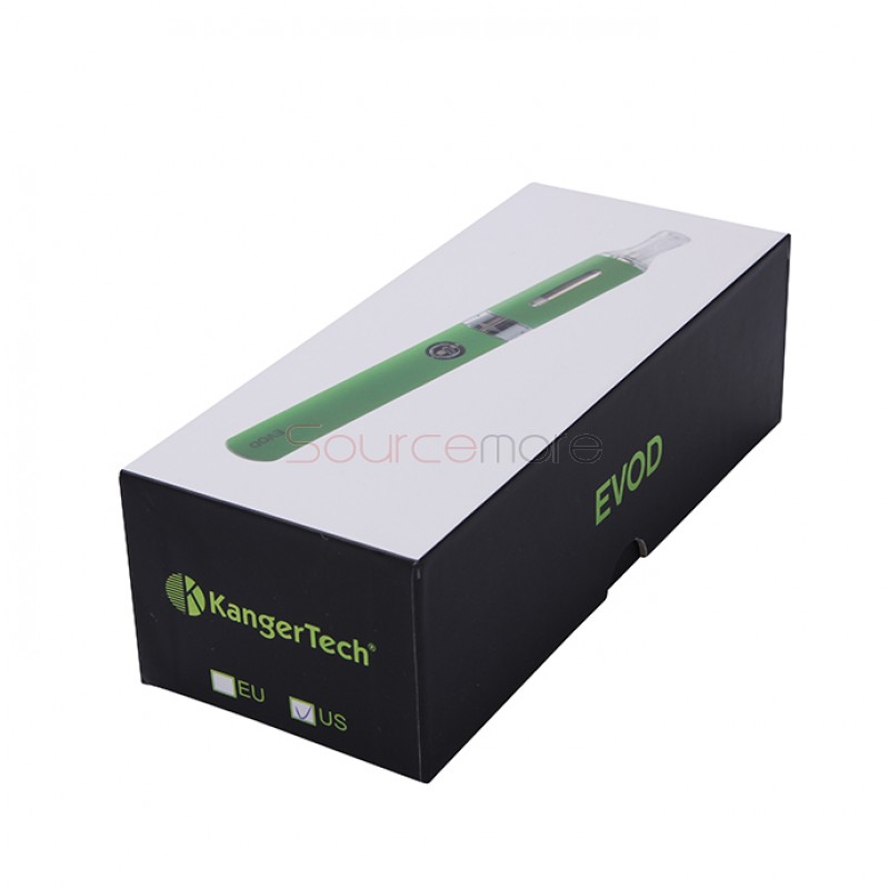 Kanger EVOD Starter Kit with 1.8ml Atomizer and 650mah Battery - Green EU Plug