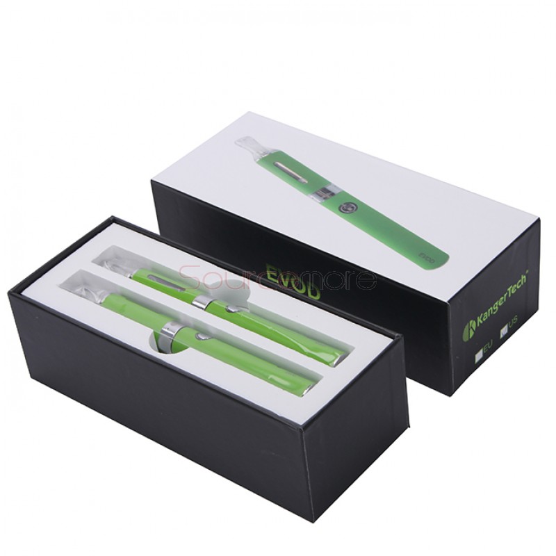 Kanger EVOD Starter Kit with 1.8ml Atomizer and 650mah Battery - Green EU Plug