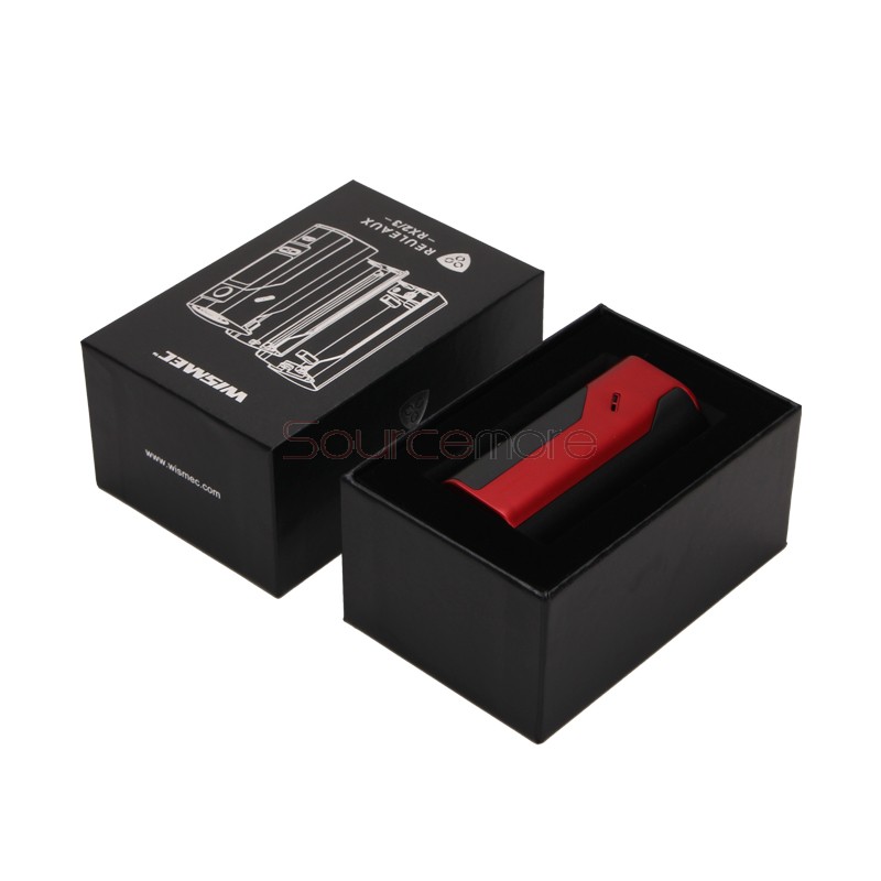 Wismec Reuleaux RX2/3 TC Box Mod - Red / Black