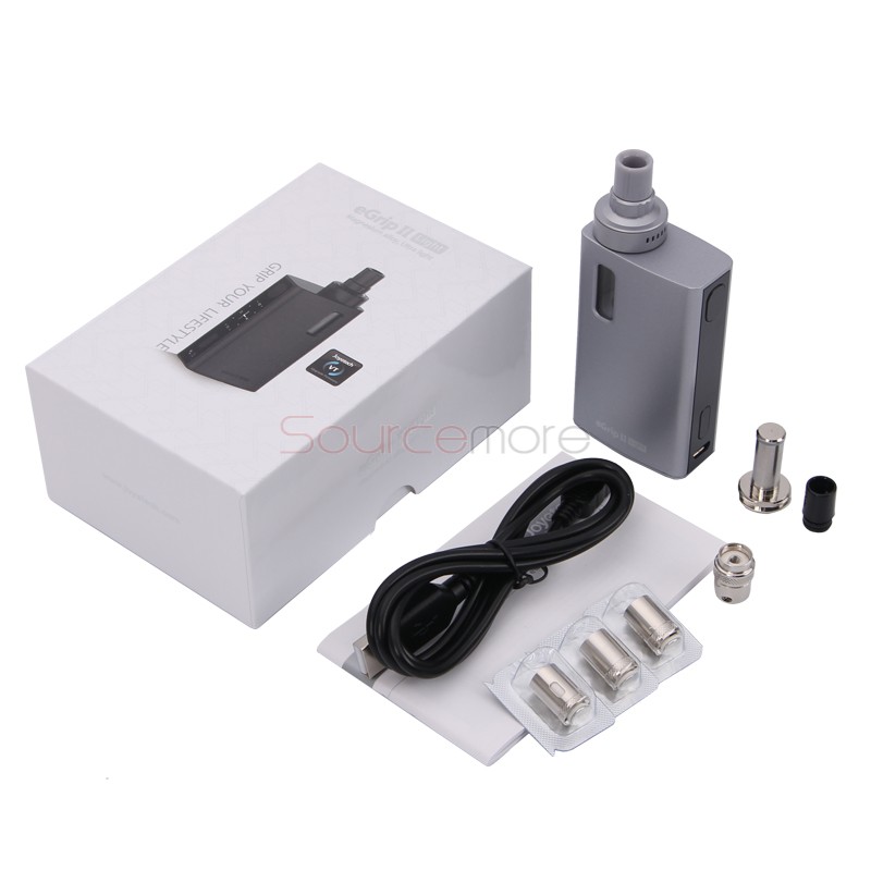 Joyetech eGrip II Light TFTA-Tank Technology All-in-One Kit 2100mah Battery Capacity and 3.5ml Capacity- Grey