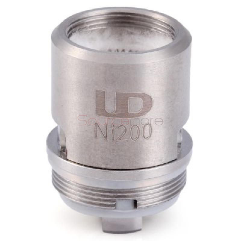 4PCS Youde UD Zephyrus Ni 200 OCC Dual Coil Head for Zephyrus Sub Ohm Tank - 0.15ohm