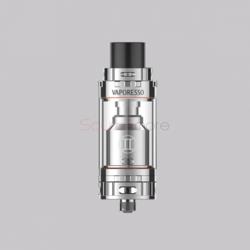 Vaporesso Gemini RTA Atomizer 3.5ml Liquid Capacity 22mm Diameter Velocity Style Dual Post Deck Top Filling Tank -Stianless Steel(RTA Version)