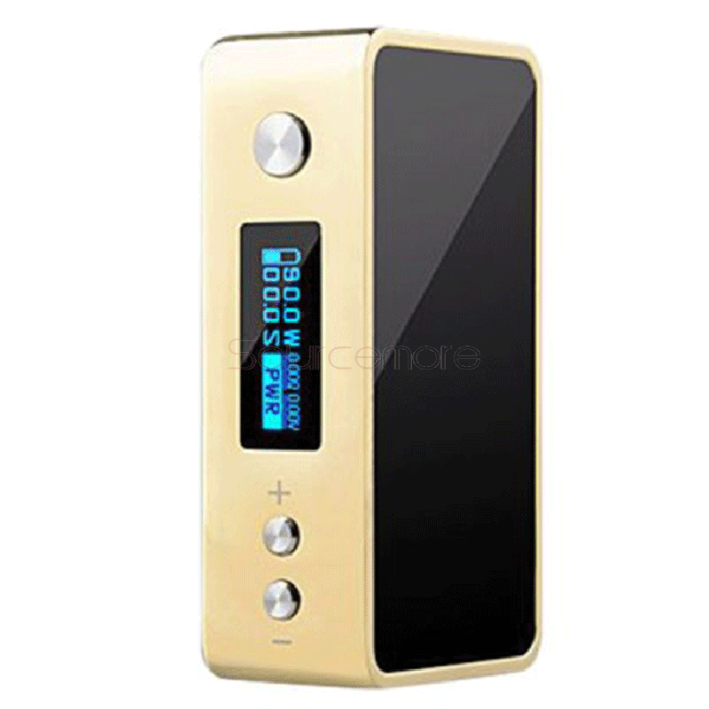 Snow Wolf Mini 90W TC Box Mod Supports Kanthal/Nickel/ Titanium Wires Single 18650 Cell-Gold
