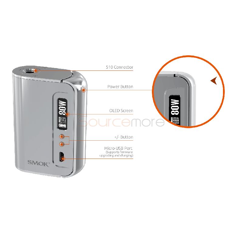 SMOK OSUB Plus 80W Kit - Black