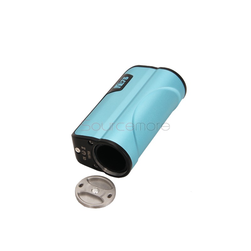 Hcigar VT75 Evolv DNA75 Chipest Temperature Control Mod Support SS/Ni/Ti Powered by Single 26650 or 18650 Cell-Blue