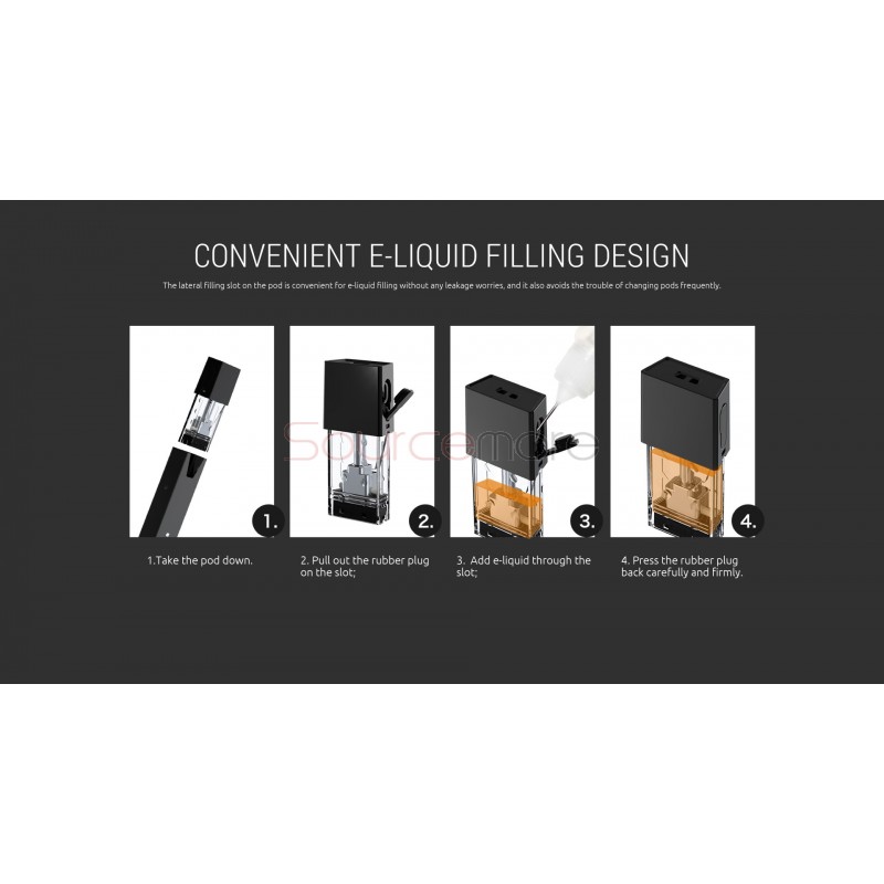Smok Fit 2ml with 250mah All-in-One Starter Kit-Gun metal