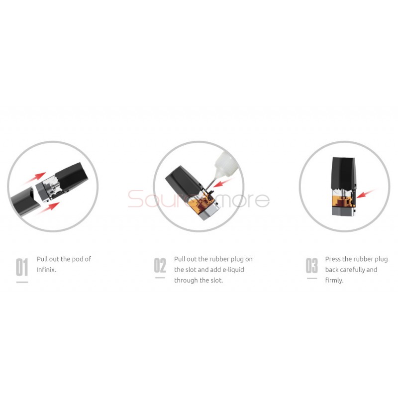 Smok INFINIX 16W Starter Kit with 250mah and 2ml Capacity-Blue