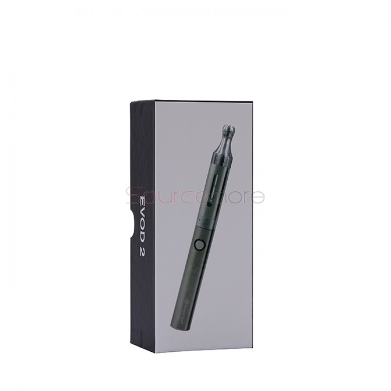 Kanger Evod 2 Starter Kit with 1.6ml Atomizer Double Pack Dual Ecigs kits-Silver US Plug  