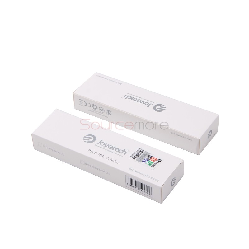 Joyetech Replacement Coil ProC-BFL 0.5ohm Head for Cubis 2 2ml TPD Version Atomizer 5pcs- 0.5ohm