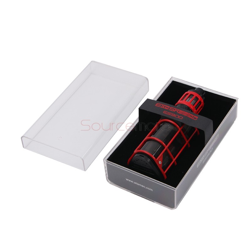 Wismec EXO SKELETON ES300 Kit with KAGE Atomizer 2.8ml - Red