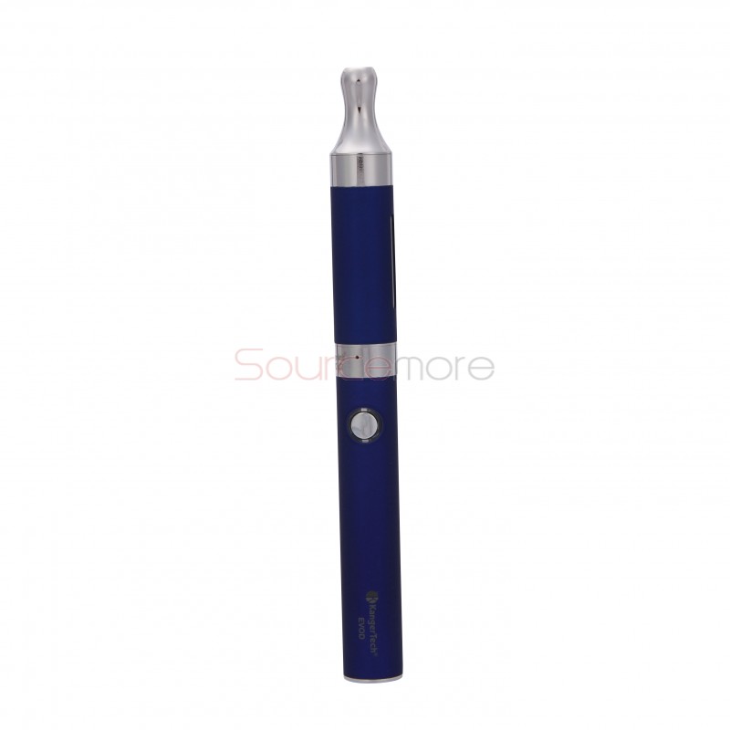 Kanger Evod 2 Starter Kit with 1.6ml Atomizer Double Pack Dual Ecigs kits-Blue EU Plug  