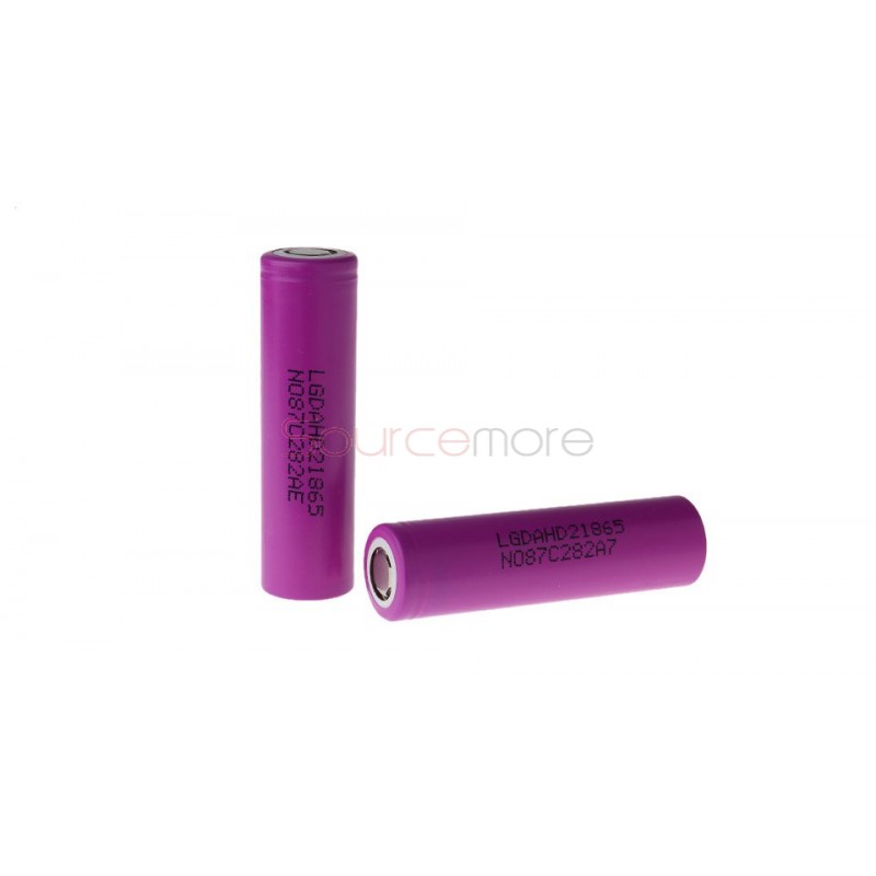 2pc LG AHD2 18650 3.7V 2000mAh LGDAHD21865 Rechargeable Li-Ion Battery