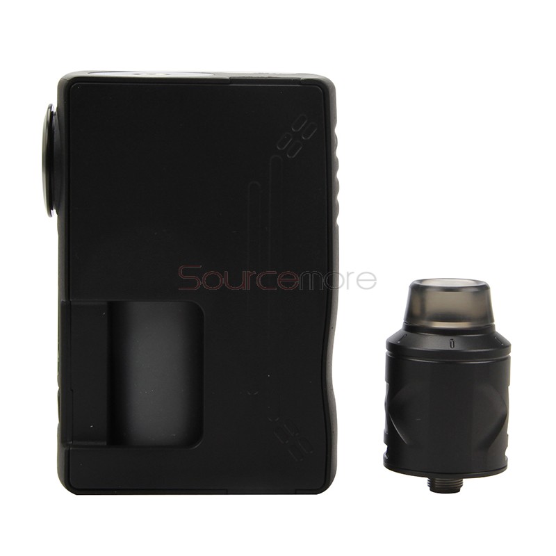 HugsVape Surge Squonk 80W Kit with Piper RDA - Black