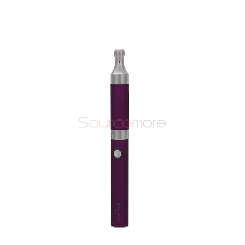 Kanger Evod 2 Starter Kit with 1.6ml Atomizer Double Pack Dual Ecigs kits-Purple EU Plug  
