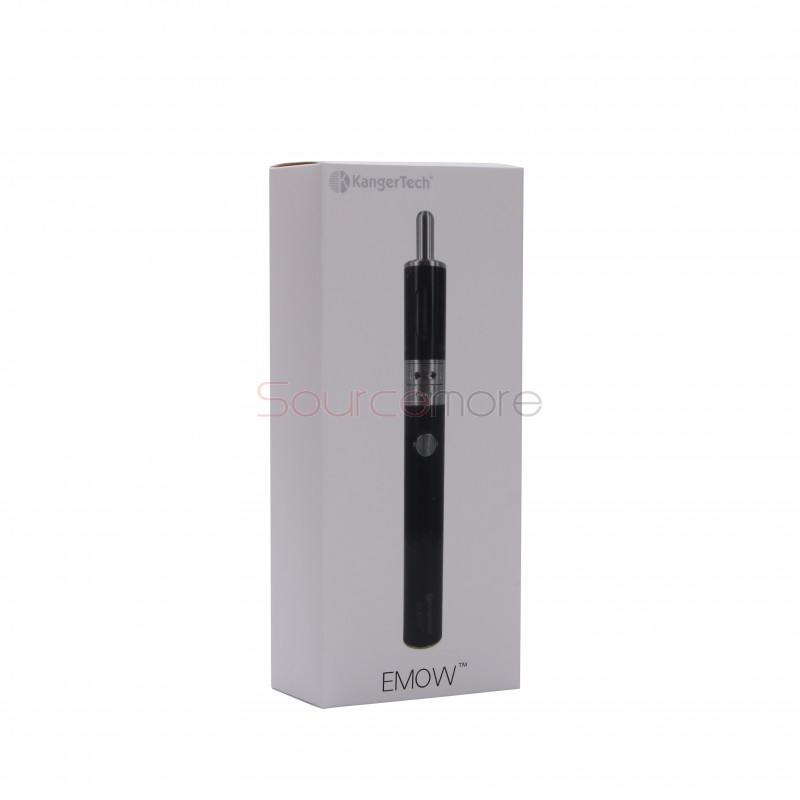 Kanger EMOW Starter Kit 1.8ml Aerotank MOW Tank 1300mah Battery with EU Plug-Black