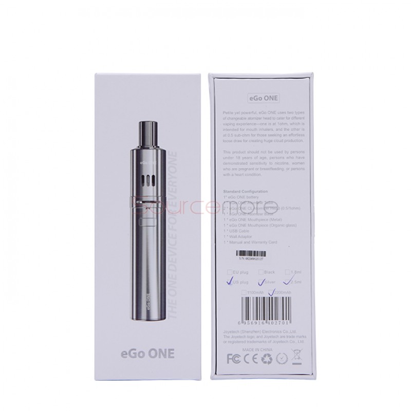 Joyetech  eGo ONE Starter Kit 2200mAh Battery 2.5ml Atomizer US Plug